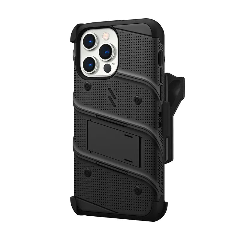 ZIZO BOLT serija – dėklas iPhone 14 Pro Max (juodas)