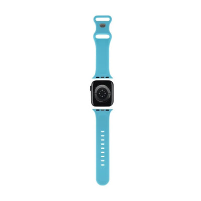 Hello Kitty silikoninė Kitty Head apyrankė, skirta Apple Watch 38/40/41 mm (mėlyna)