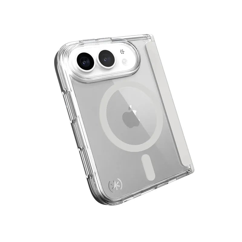 Speck Presidio Perfect Clear MagSafe – iPhone Fold dėklas (skaidrus)
