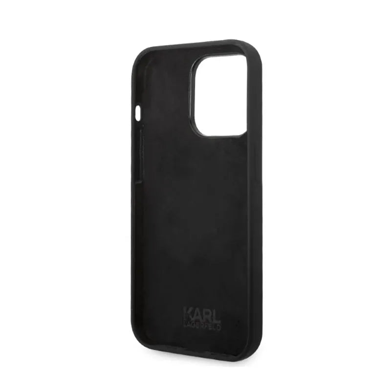 Karl Lagerfeld Silicone NFT Choupette – Dėklas, skirtas iPhone 14 Pro Max (juodas)