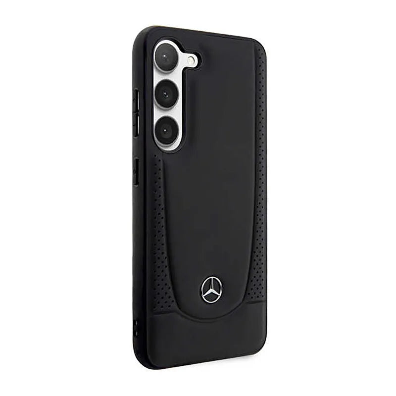 Mercedes Leather Urban Line – dėklas Samsung Galaxy S23 (juodas)
