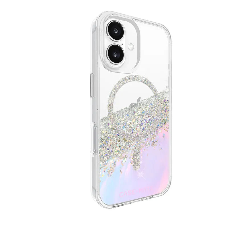 Case-Mate Karat MagSafe – dėklas „iPhone 16“ (holografinis „Soap Bubble“)