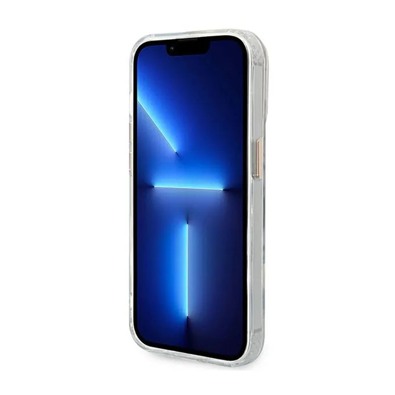 Guess Metal Outline MagSafe – dėklas iPhone 14 Pro (skaidrus)