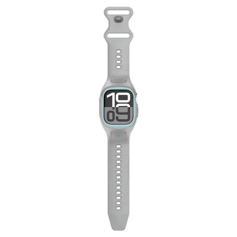 Spigen Liquid Air Pro – dirželis su korpusu, skirtas Apple Watch 10 46 mm (pilkas)