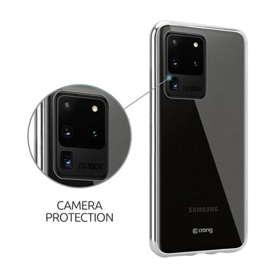 „Crong Crystal Slim Cover“ – „Samsung Galaxy S20 Ultra“ dėklas (skaidrus)