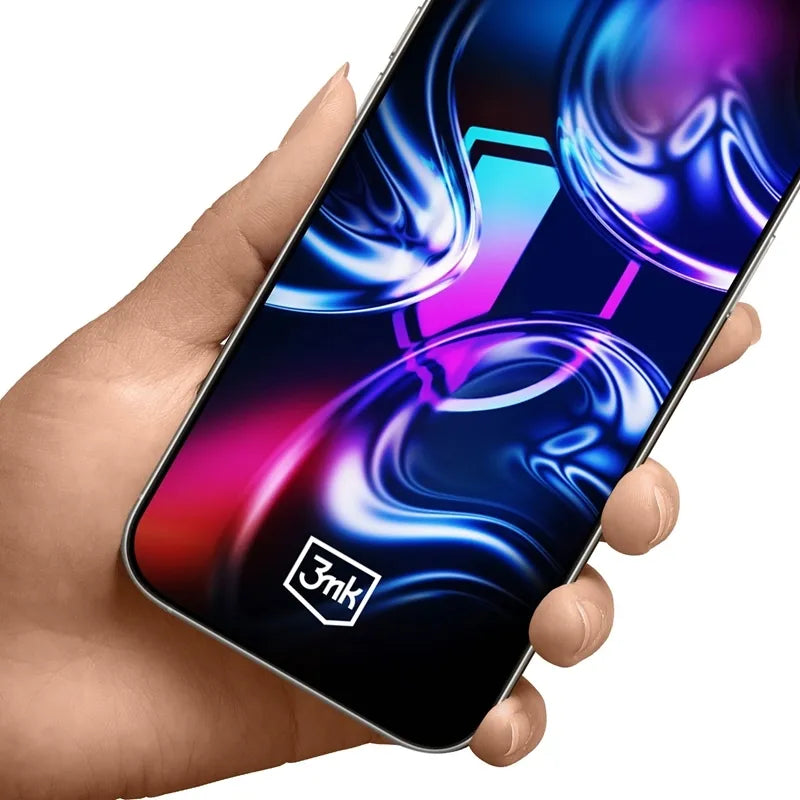 3mk HardGlass Max – grūdintas stiklas su aplikatoriumi, skirtas iPhone Air (juodas)