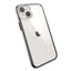 Speck Presidio Perfect-Clear su Impact Geometry – iPhone 15 Plus / 14 Plus dėklas su MICROBAN danga (skaidrus / juodas)