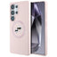 Karl Lagerfeld Silicone Double Heads And Circle MagSafe – dėklas Samsung Galaxy S25 Ultra (rožinis)