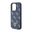 Guess 4G Triangle Metal Logo – dėklas iPhone 15 Pro (mėlynas)