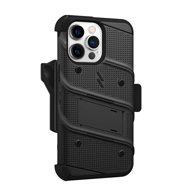 ZIZO BOLT serija – dėklas iPhone 14 Pro Max (juodas)