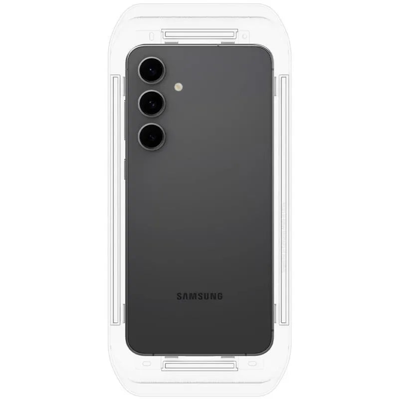Spigen GLAS.TR EZ FIT 2-Pack – grūdintas stiklas, skirtas Samsung Galaxy A56 5G / S24 FE (2 vienetai)