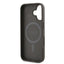 Guess 4G Printed Stripes MagSafe – dėklas iPhone 16 Plus (ruda)