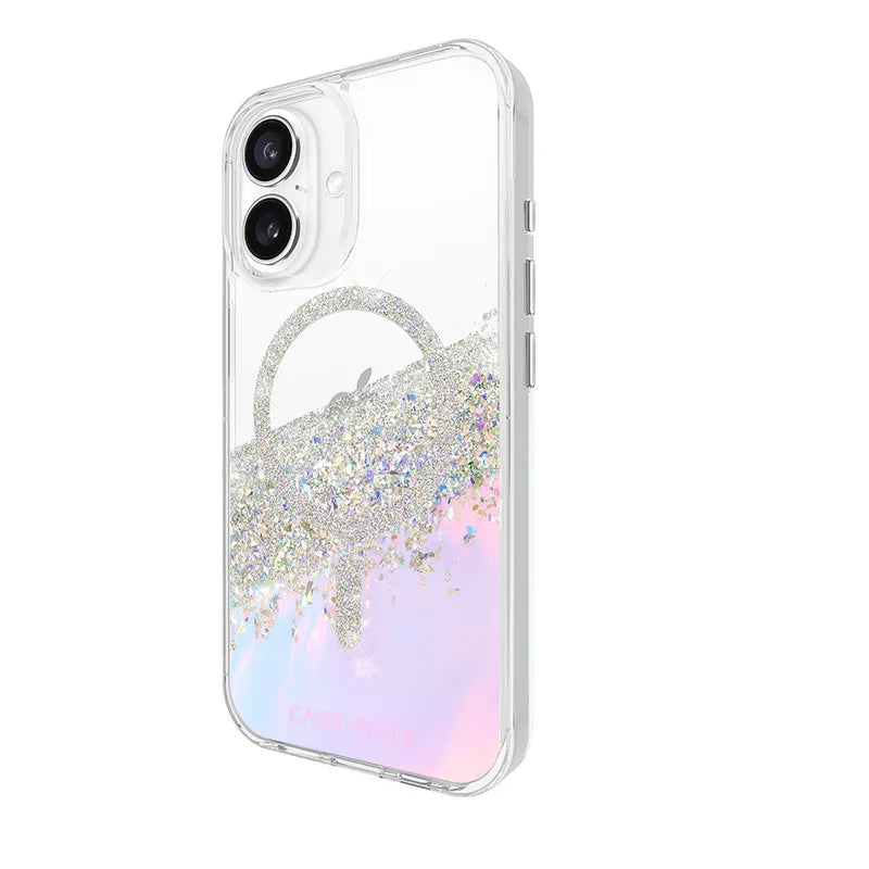 Case-Mate Karat MagSafe – dėklas „iPhone 16“ (holografinis „Soap Bubble“)