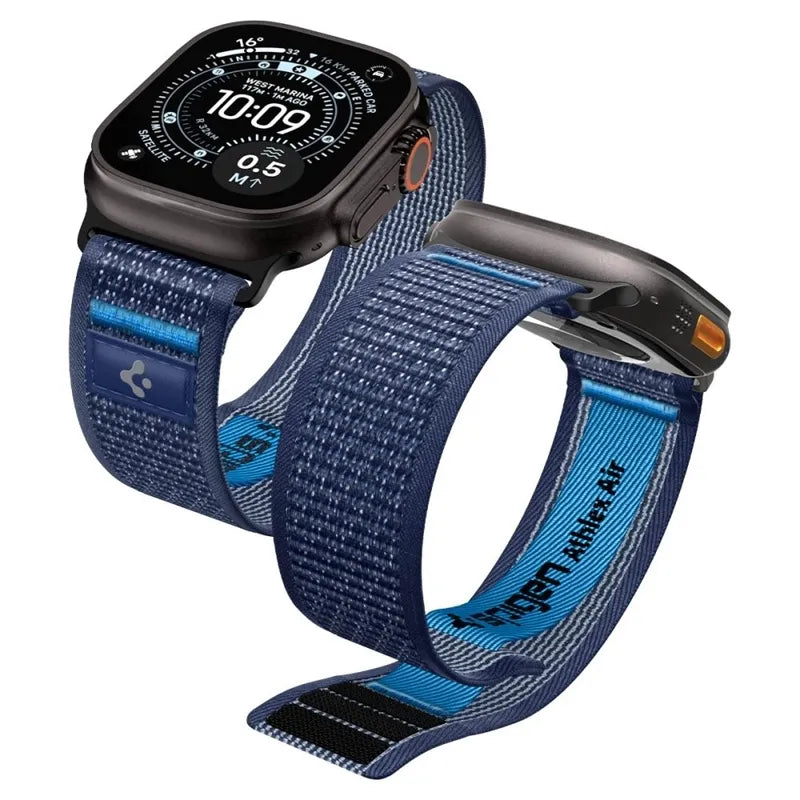 Spigen Athlex Air 2 – Apple Watch apyrankė 44/45/46/49 mm (Active Navy Blue)