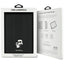 Karl Lagerfeld Book Cover Saffiano Magnetic Karl & Choupette – dėklas iPad Air 11" M3 (2025) / iPad Air 11" M2 (2024) (juodas)