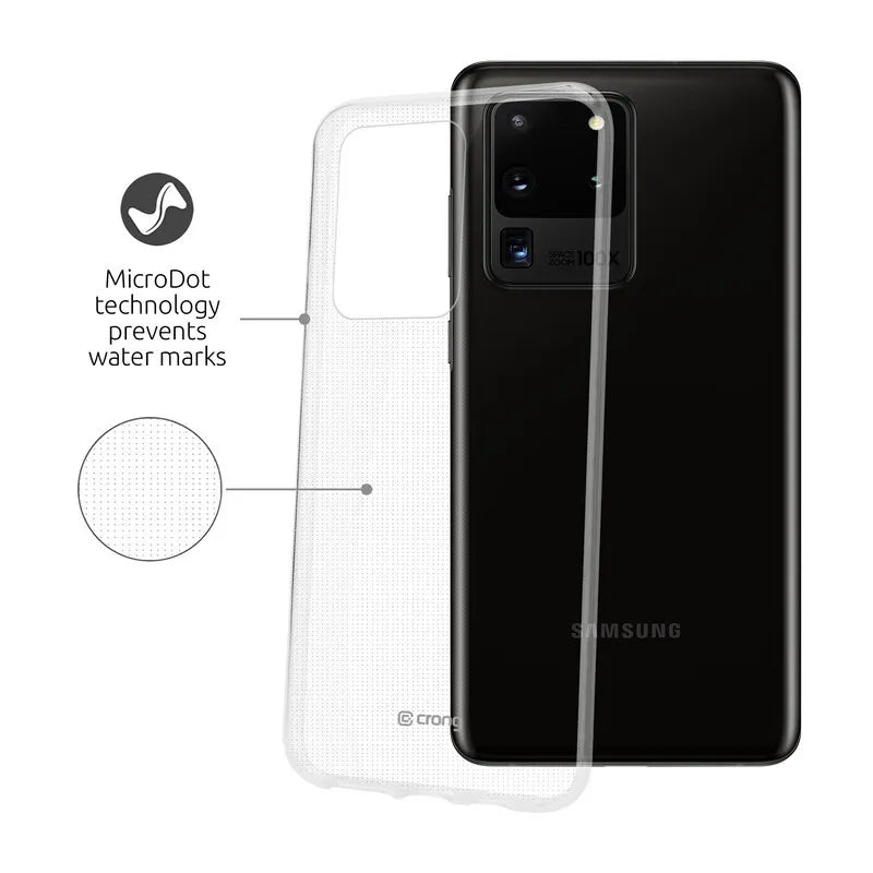 „Crong Crystal Slim Cover“ – „Samsung Galaxy S20 Ultra“ dėklas (skaidrus)