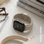 Crong Wave Band – pintas dirželis Apple Watch 38/40/41/42 mm laikrodžiams (smėlio spalvos)