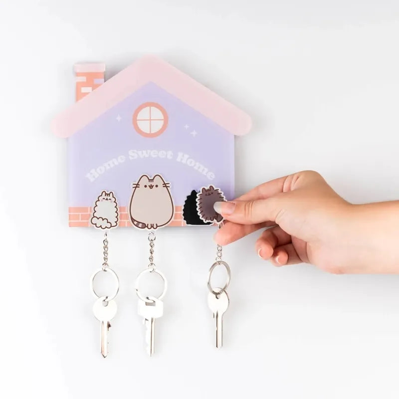 Pusheen – raktų pakabukų laikiklis su magnetiniais pakabukais