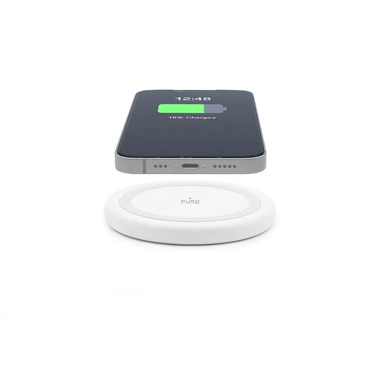 PURO Wireless Charging Station QI – belaidis Qi indukcinis įkroviklis (baltas)