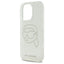 Karl Lagerfeld IML Rhinestones Karl Head dėklas, skirtas iPhone 16 Pro (skaidrus)
