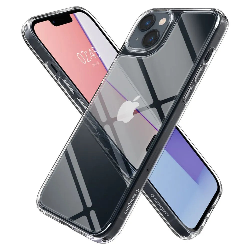 Spigen Quartz Hybrid – dėklas iPhone 15 Plus / iPhone 14 Plus (skaidrus)