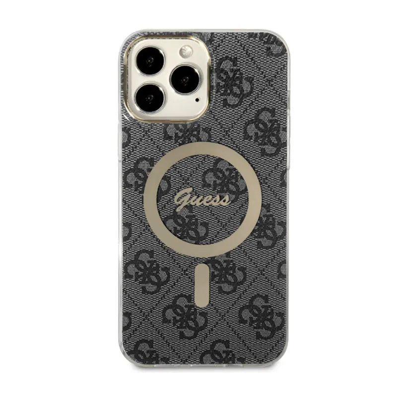 Guess 4G MagSafe – dėklas iPhone 13 Pro Max (juodas)