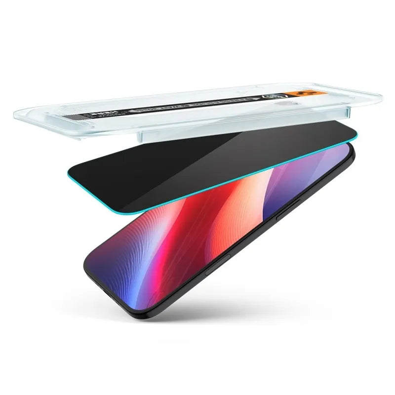 Spigen GLAS.TR EZ FIT Privacy 2 vnt. pakuotė – grūdintas stiklas su privatumo filtru iPhone Air