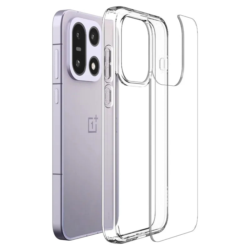 Spigen Ultra Hybrid – dėklas, skirtas OnePlus 15 (Crystal Clear)