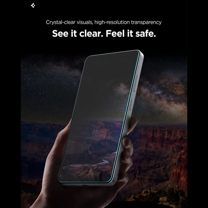 Spigen Glas.tR EZ Fit Pro AC HD Privacy 2 pakuotė – grūdintas privatumo stiklas, skirtas Samsung Galaxy S26+ (2 vnt.)