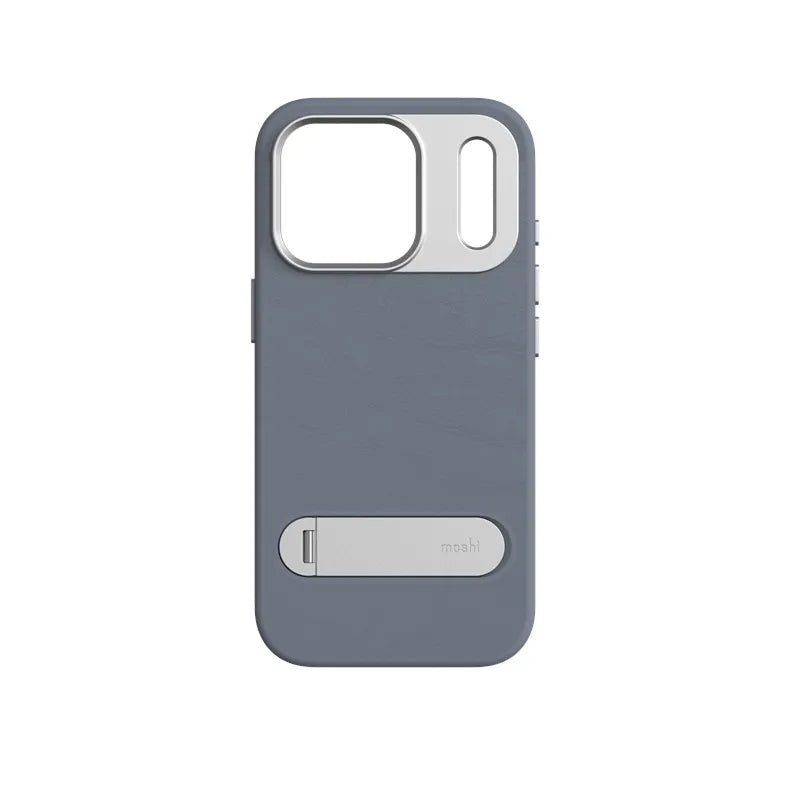 Moshi Kameleon MagSafe – dėklas iPhone 17 Pro su stovo funkcija (Dusk Blue)