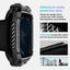 Spigen Rugged Armor – dėklas Apple Watch 10 46 mm (matinė juoda)
