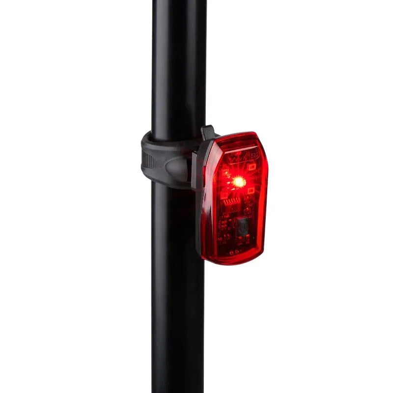 Dunlop – Galinis dviračio žibintas su 5 LED ir STOP funkcija, K-Mark