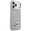Karl Lagerfeld Karl & Choupette Pins MagSafe – dėklas, skirtas iPhone 17 Pro (pilkas)