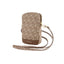 Guess Zip GCube Bottom Stripe – telefono krepšys (rudos spalvos)