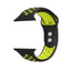 Crong Duo Sport – Apple Watch apyrankė 38/40/41/42 mm (juoda/laimo)