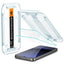 Spigen GLAS.TR EZ FIT 2-Pack – grūdintas stiklas, skirtas Samsung Galaxy A56 5G / S24 FE (2 vienetai)