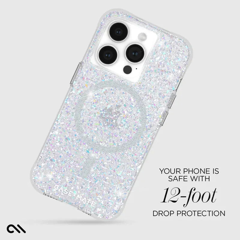 Case-Mate Twinkle MagSafe – „iPhone 15 Pro“ dėklas (Disco)