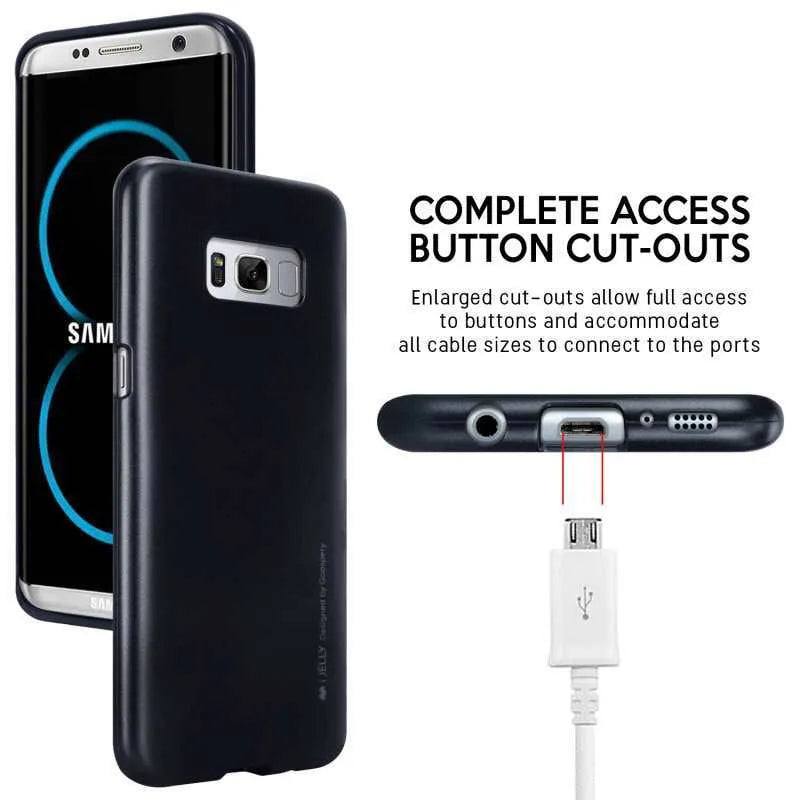 Mercury I-Jelly – Dėklas Samsung Galaxy S8+ (Juodas)