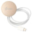 Guess Bundle Pack MagSafe 4G – dėklo „iPhone 12 / iPhone 12 Pro“ + „MagSafe“ įkroviklio rinkinys (ruda/auksinė)