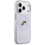 Karl Lagerfeld IML Glitter Karl & Choupette Heads Logo MagSafe – dėklas iPhone 17 Pro Max (violetinis)