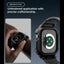 „Spigen Rugged Armor Pro“ – apyrankė su dėklu, skirta „Apple Watch 12“, 42 mm (matinė juoda)