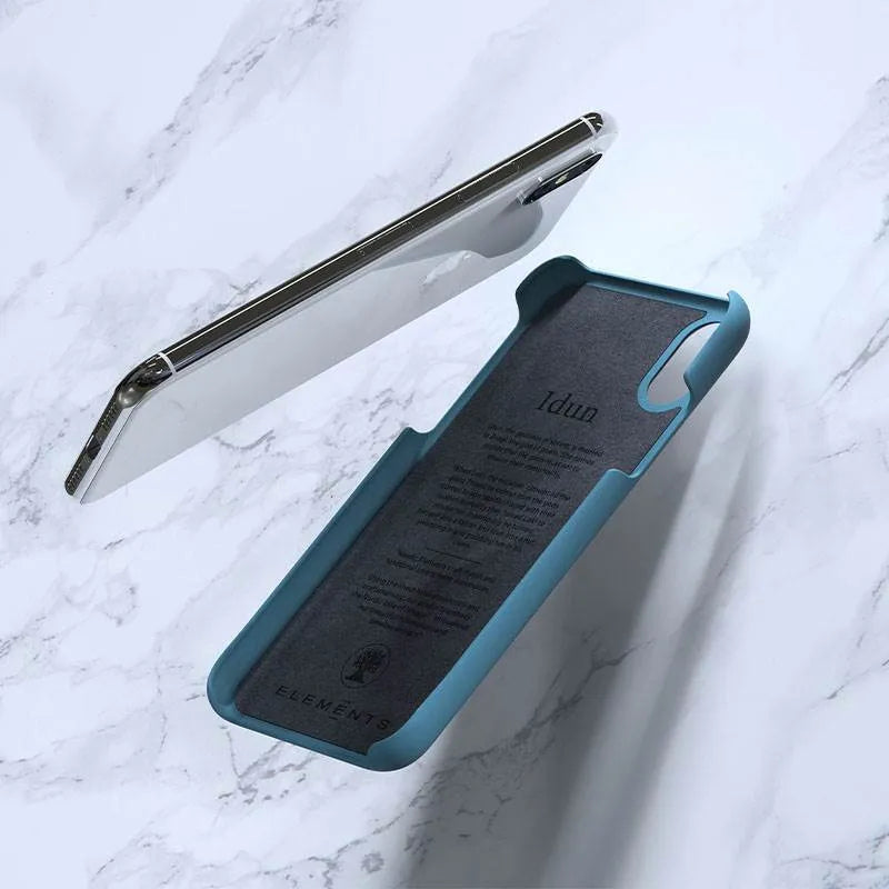 Nordic Elements Saeson Idun – dėklas iPhone Xs / X telefonui (petrolio spalvos)