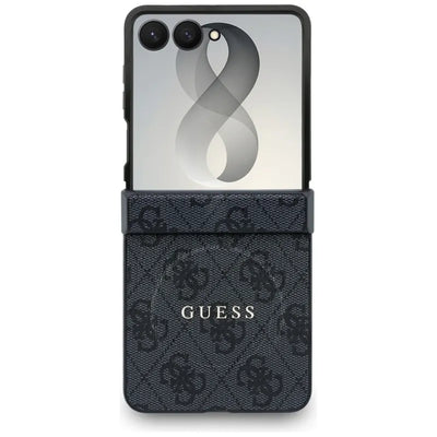 Guess 4G Classic MagSafe – dėklas Samsung Galaxy Z Flip 8 (juodas)