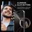 Crong Clear MAG Pro – MagSafe dėklas, skirtas iPhone 15 Pro (juodas)