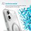 Speck Presidio Perfect-Clear ClickLock & MagSafe – iPhone 16 Plus dėklas (skaidrus / chromuota apdaila / Serene Silver)