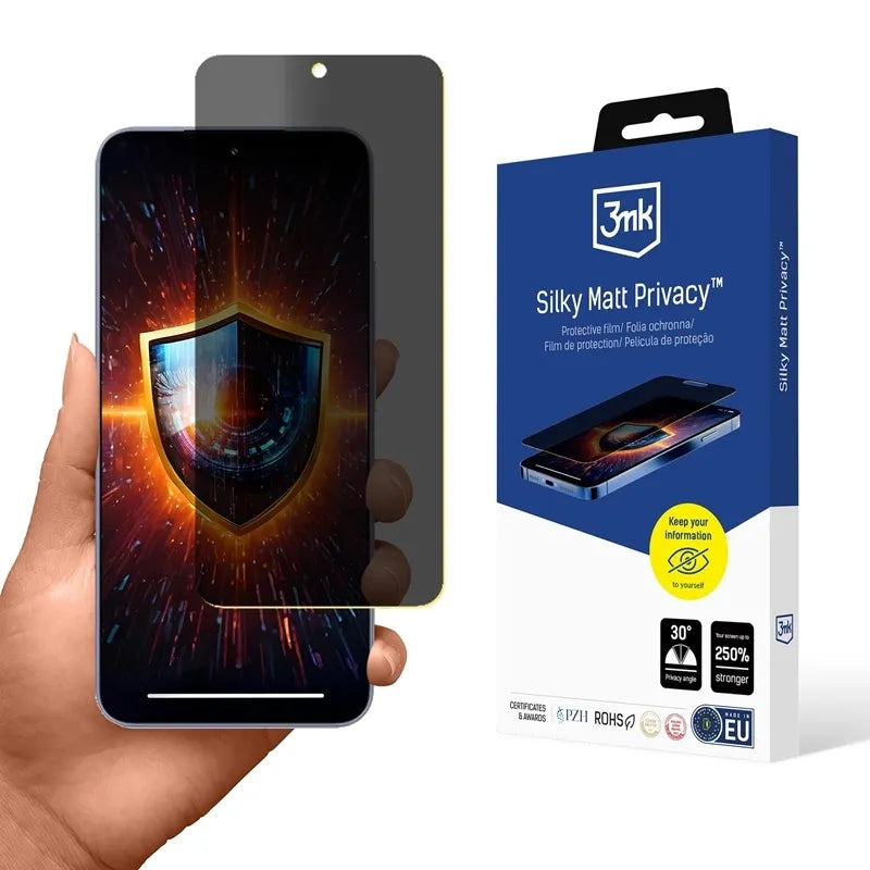 3mk Silky Matt Privacy – matinė privatumo plėvelė, skirta Xiaomi 15