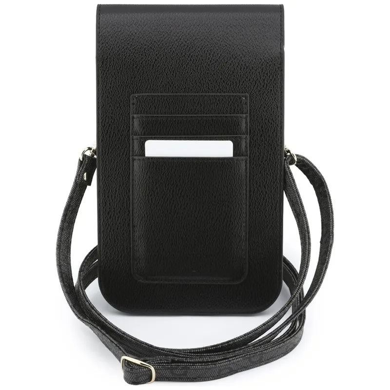 Guess Graines 4G & Classic Logos – telefono rankinė (juoda)
