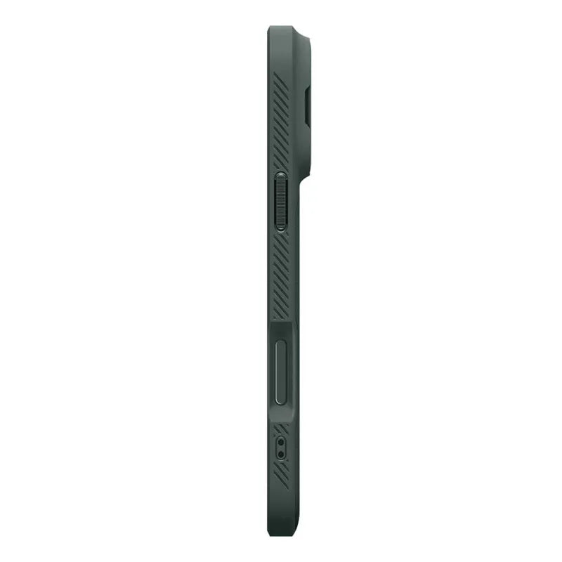 Spigen Optik Armor Mag MagSafe – dėklas iPhone 17 Pro (Abyss Green)