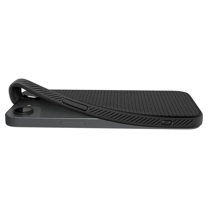 Spigen Liquid Air Mag MagSafe – dėklas iPhone 17e / 16e (matinė juoda)