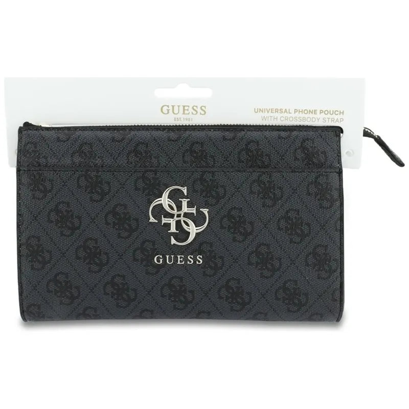 Guess telefono dėklas 4G Big Logo – delninė telefono rankinė (juoda)